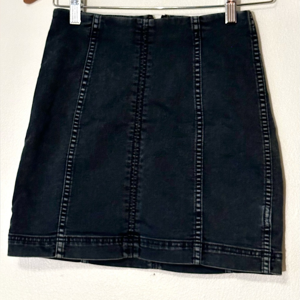 Free People Modern Femme Denim Mini Skirt